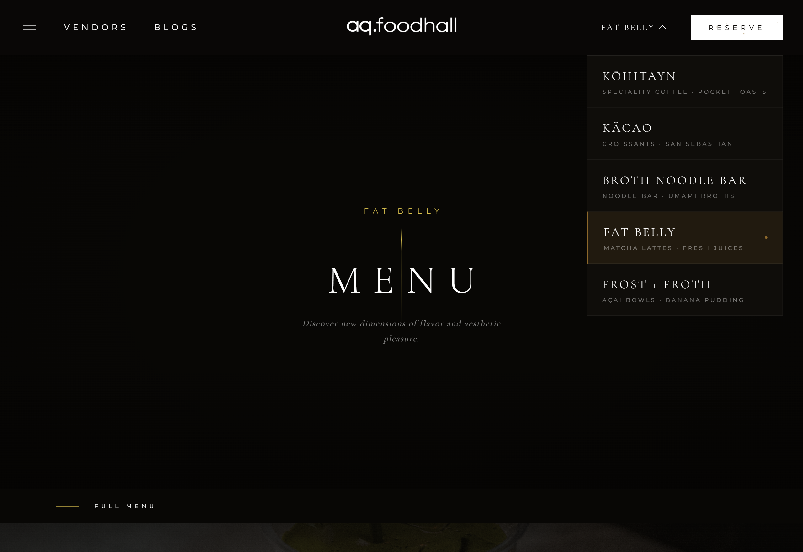 AQ Foodhall detail