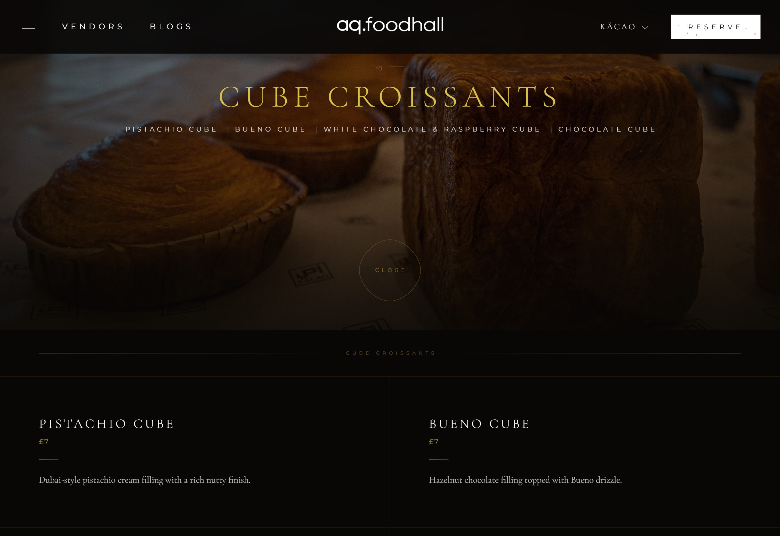AQ Foodhall detail