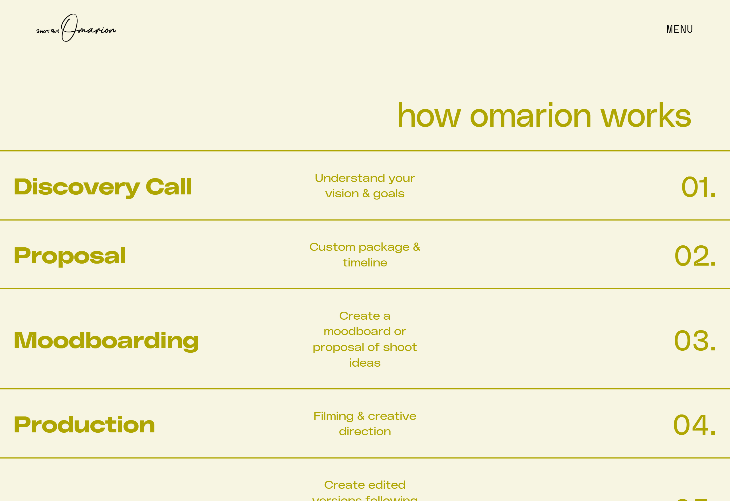Omarion Cruz detail